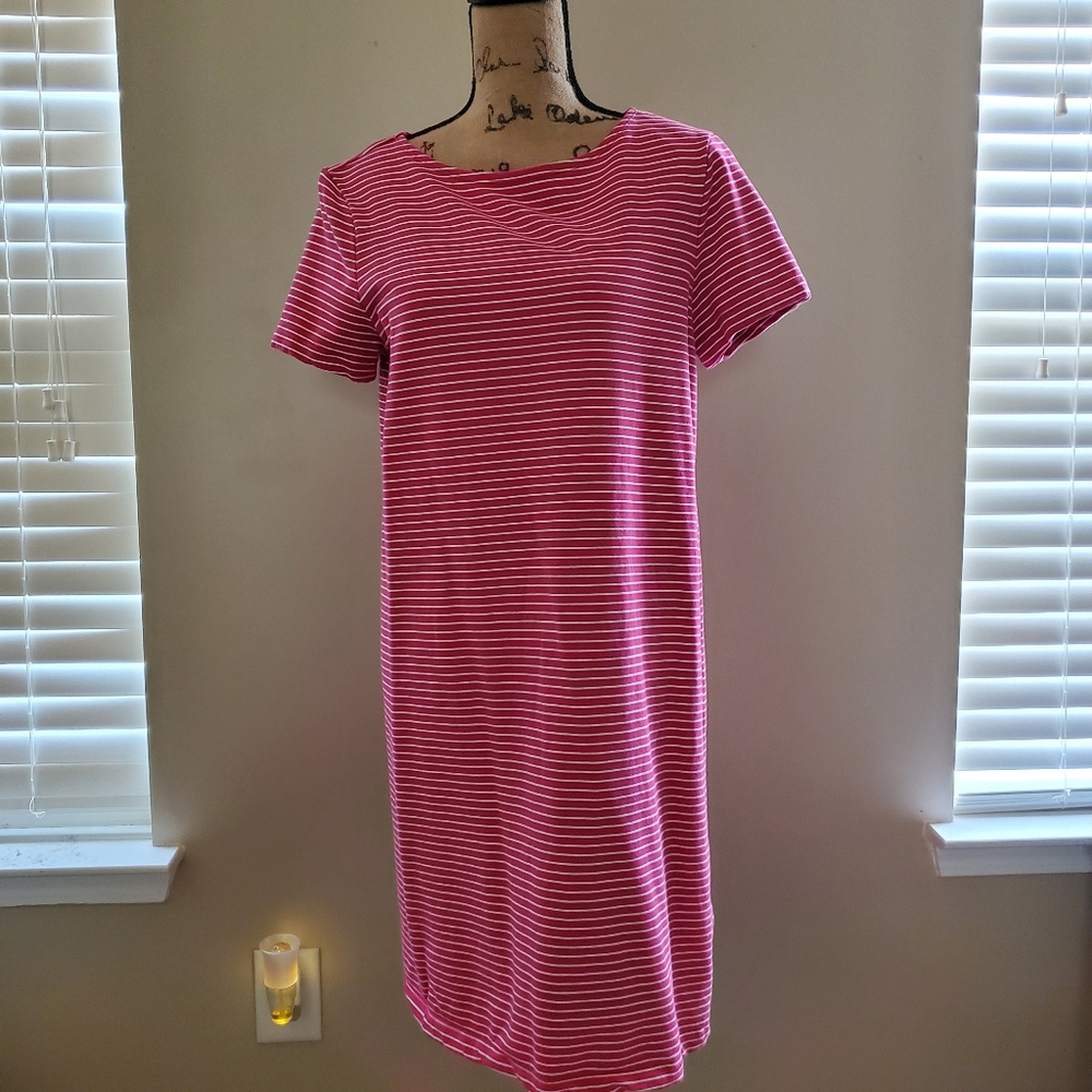 Striped Shirt Dress